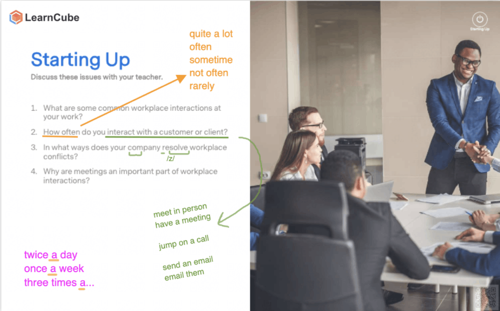 LearnCube curriculum in action